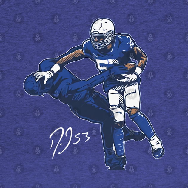 Darius Leonard Stiff Arm by Chunta_Design